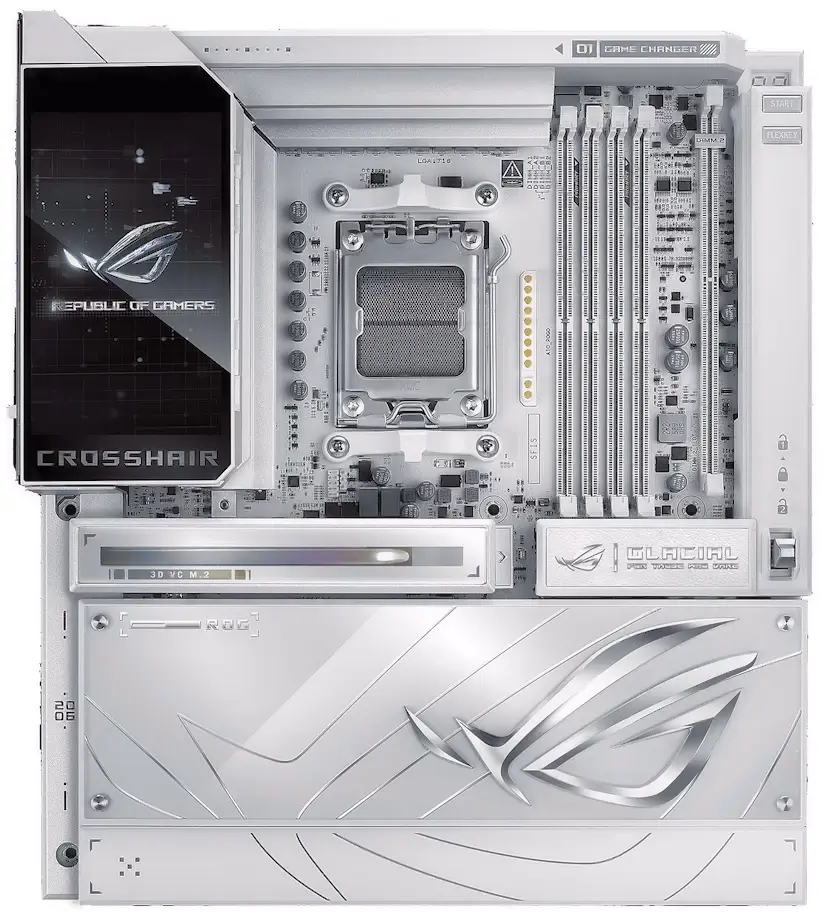 Montaje Placa Base ASUS ROG CROSSHAIR X870E GLACIAL Buitrago del Lozoya Buitrago del Lozoya PC - Montaje Placa Base ASUS ROG CROSSHAIR X870E GLACIAL Buitrago del Lozoya