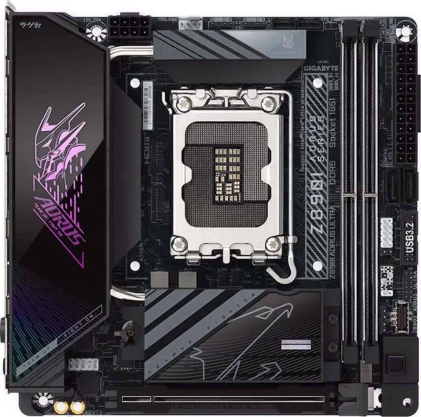 Montaje Placas Base Gigabyte Z890I AORUS ULTRA Gaming PC Buitrago del Lozoya Montaje Placa Base Gigabyte Z890I AORUS ULTRA Gaming PC Buitrago del Lozoya